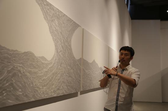 展覽開幕現場 藝術家王超