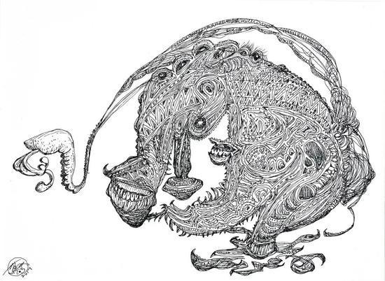 無題 紙本 40x30cm 2016